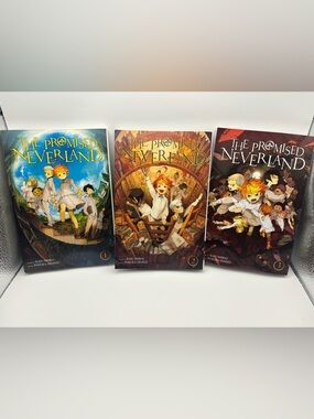 The Promised Neverland Manga Lot Vol 1-3 English VIZ Complete Starter Set Anime